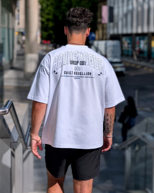 Quiet Rebellion (Boxy) - White